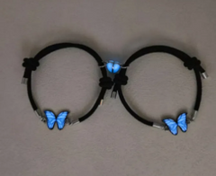 Blue Luminous Smart Butterfly Necklace
