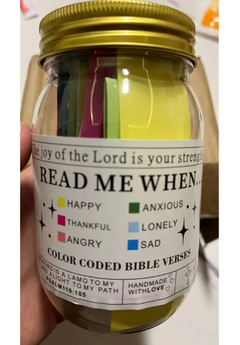 Bible Verse Jar